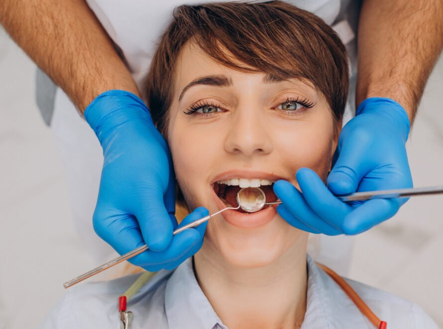 Comparison of permanent and temporary dental fillings.